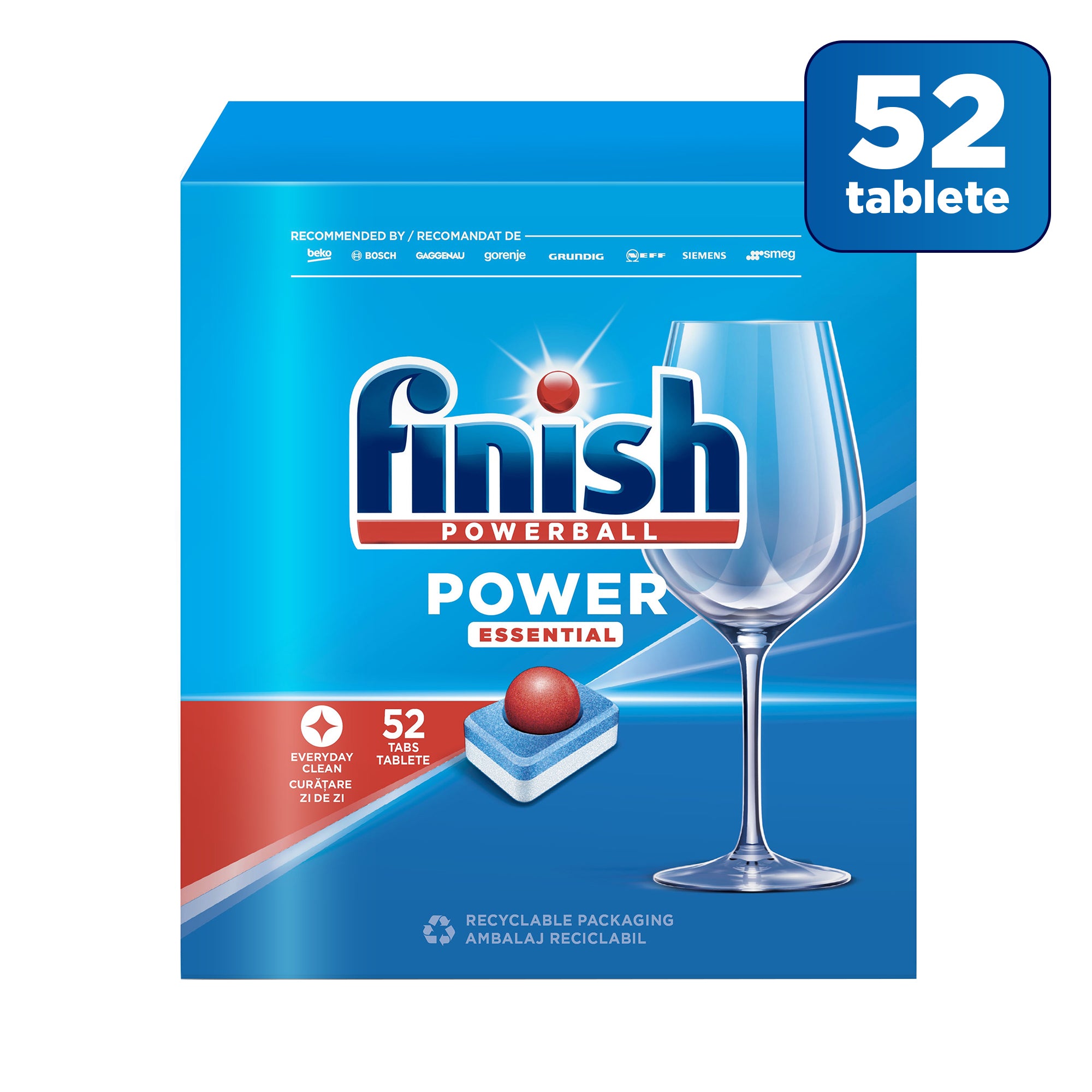 Finish Power Essential detergent tablete pentru masina de spalat vase