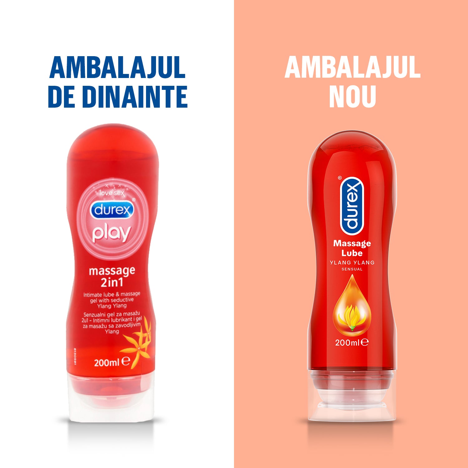 Lubrifiant Durex Play Massage 2in1 Sensual 200 ml